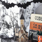 Lighted Cardboard Haunted House