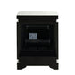 Lotus - Fireplace - Mirrored & Faux Ice Cube Crystals