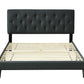 Twin Sized Tufted Bed in a Box with USB Charging