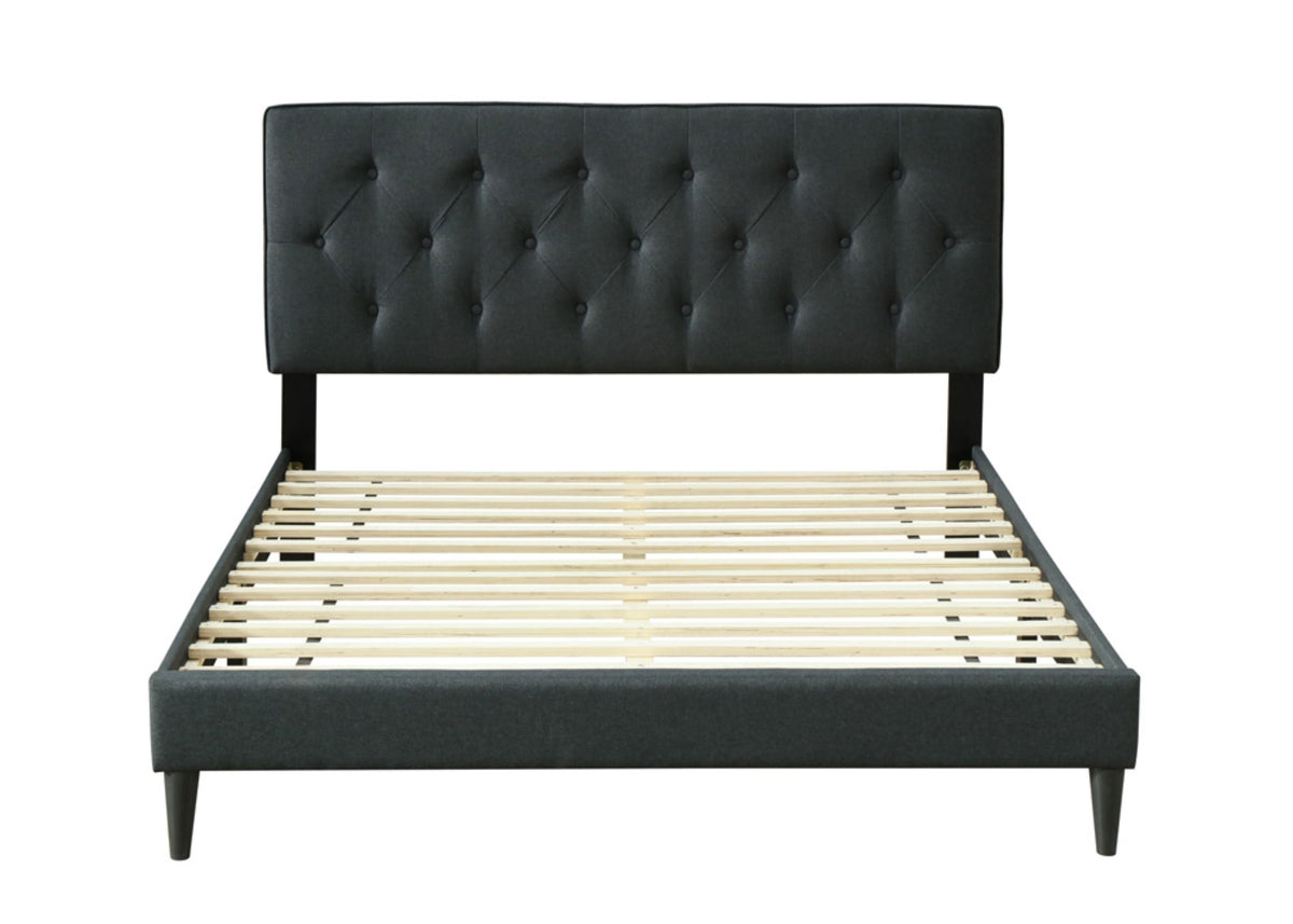 Twin Sized Tufted Bed in a Box with USB Charging