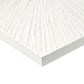 Luminous Burst Signature White Gloss Dimensional Resin Wall Art