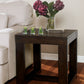 Watson - Square End Table - Dark Brown