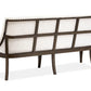 Roxbury Manor - Bench With Upholstered Seat and Back - Homestead Brown