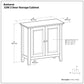 Amherst - Low Storage Cabinet - Hickory
