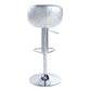 Brancaster - Adjustable Stool With Swivel - Vintage Brown Top Grain Leather & Aluminum