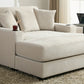 55" Oversized Chaise Lounger - Modern Style Sofa Couch