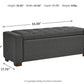 Cortwell - Storage Bench - Gray