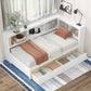 Daybed With 2 Storage Drawers, Storage Cabinets, USB Ports - view 2