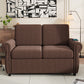 57.9" Orisfur Pull Out Sofa Bed Loveseat