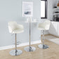 Clear Adjustable Contemporary Bar Table