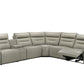 Jayke Top Grain Leather Match Power Motion Sectional Sofa
