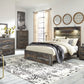 Drystan - Two Drawer Night Stand - Brown / Beige