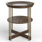 Elora - Round End Table - Walnut