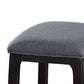 Razo Fabric & Weathered Counter Height Stool