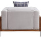 Pelton - Chair With Pillow - Fabric & Walnut