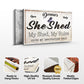 Personalized She Shed Sign XIX