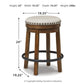 Valebeck - Upholstered Swivel Stool