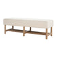 Rectangular Upholstered Storage Bench