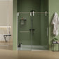 56"-60"W x 76"H Frameless Shower Door