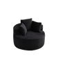 43-Inch Round Corduroy Single Sofa