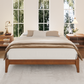 12 Inch King Size Solid Dry Bamboo Wood Platform Bed Frame