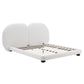 Extra Thick Upholstered Platform Bed Frame with Luxury Split Headboard