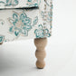 Modern Accent Chair with Retro Wood Legs