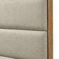 1pc Queen Storage Platform Bed with Upholstered Ultra-plush Headboard