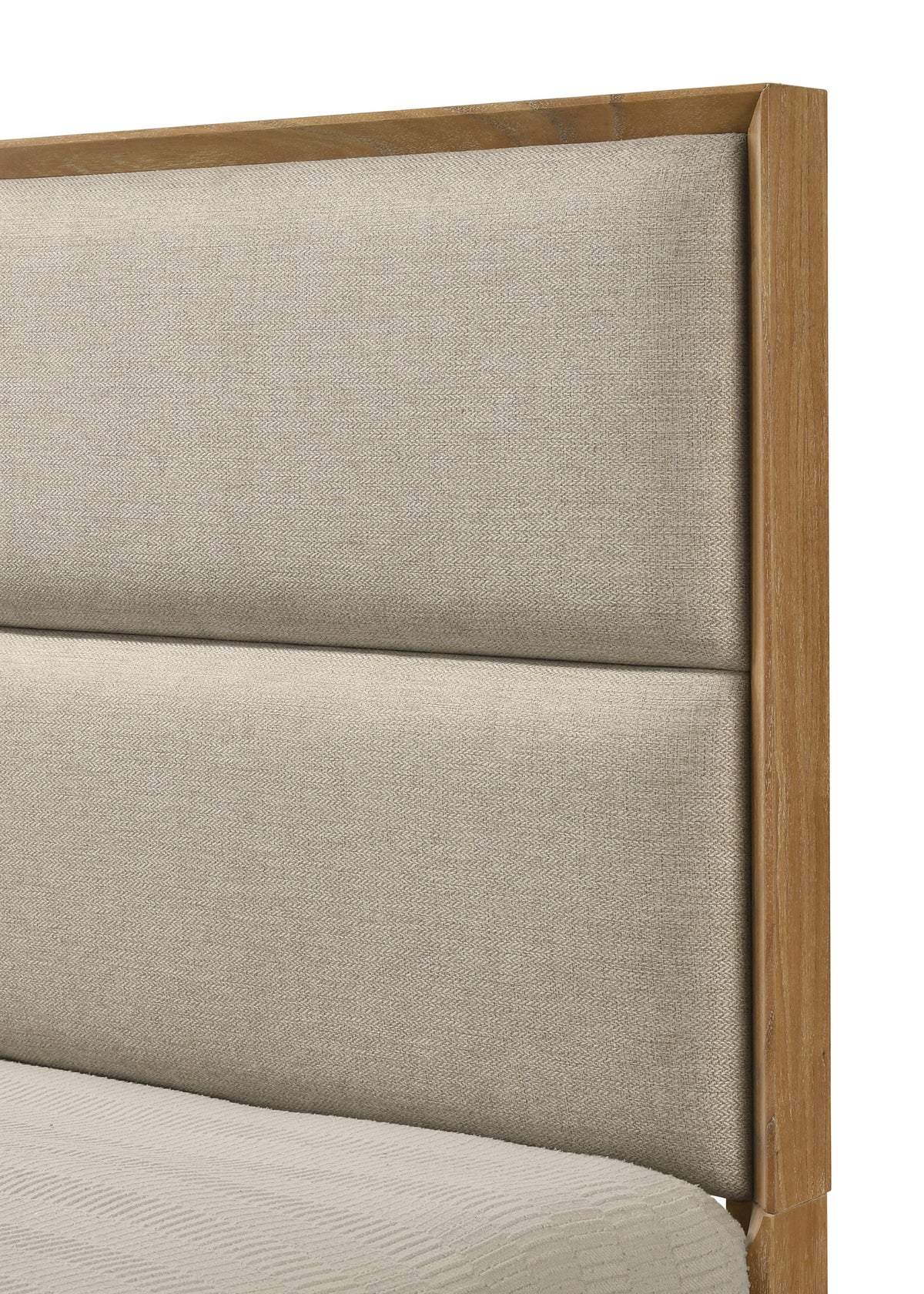 1pc Queen Storage Platform Bed with Upholstered Ultra-plush Headboard