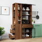 70.87"H Tall Storage Cabinet with Multi-functional Storage Space