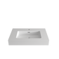 Integrated Solid Surface Basin - Glossy White