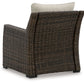 Brook Ranch - Lounge Chair With Cushion - Brown
