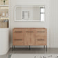 48" Freestanding Bathroom Vanity with Soft-Close Cabinet Door and 4 Drawers