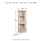 Bolanburg - Display Cabinet - Antique White