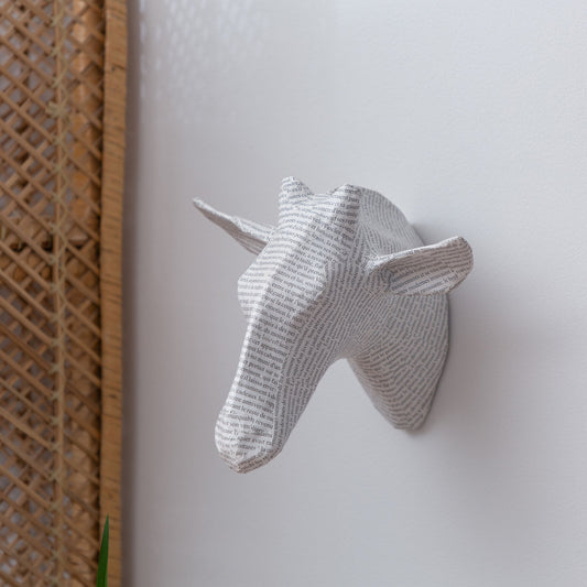 Animal Paper Mache Wall Hanging Decor