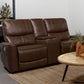 Greenfield Upholstered Power Reclining Loveseat Saddle Brown - view 5