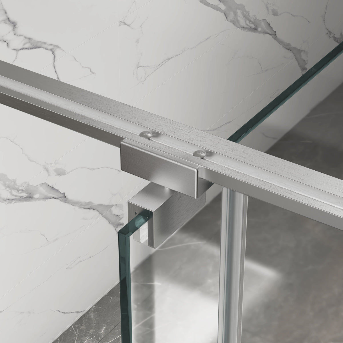 50-54"W X 74"H Pivot Shower Door