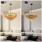 Modern Round Chandelier, 37" Extra Large