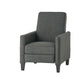 27.5" Push Back Recliner Chair