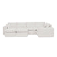 107'' Modern Boucle L-shaped Sectional Sofa