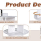 Rotating Shoe Rack Tower, 6-Tier Spinning Shoe Rack