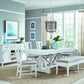 Heron Cove - Bench With Upholstered Seat - Chalk White