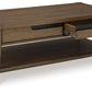 Roanhowe - Rectangular Cocktail Table - Brown