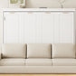 Full Size Murphy Cabinet Bed with Folding Sofa