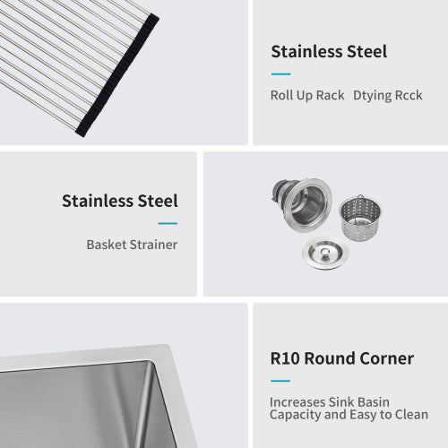 36 Farmhouse Sink - Stainless Steel Apron Front Kitchen Sink