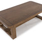 Cabalynn - Rectangular Cocktail Table - Light Brown