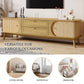 Rattan TV Stand for TVs Up to 75''