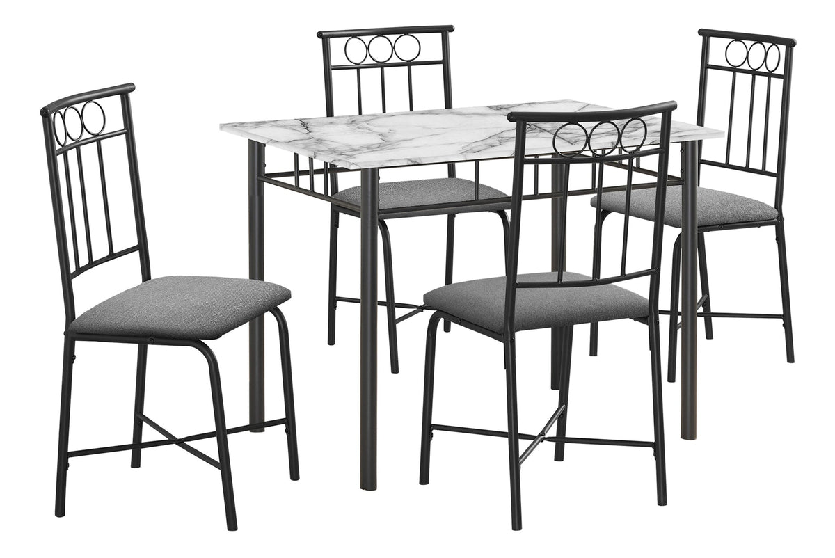 Contemporary 5-Piece Dining Table Set