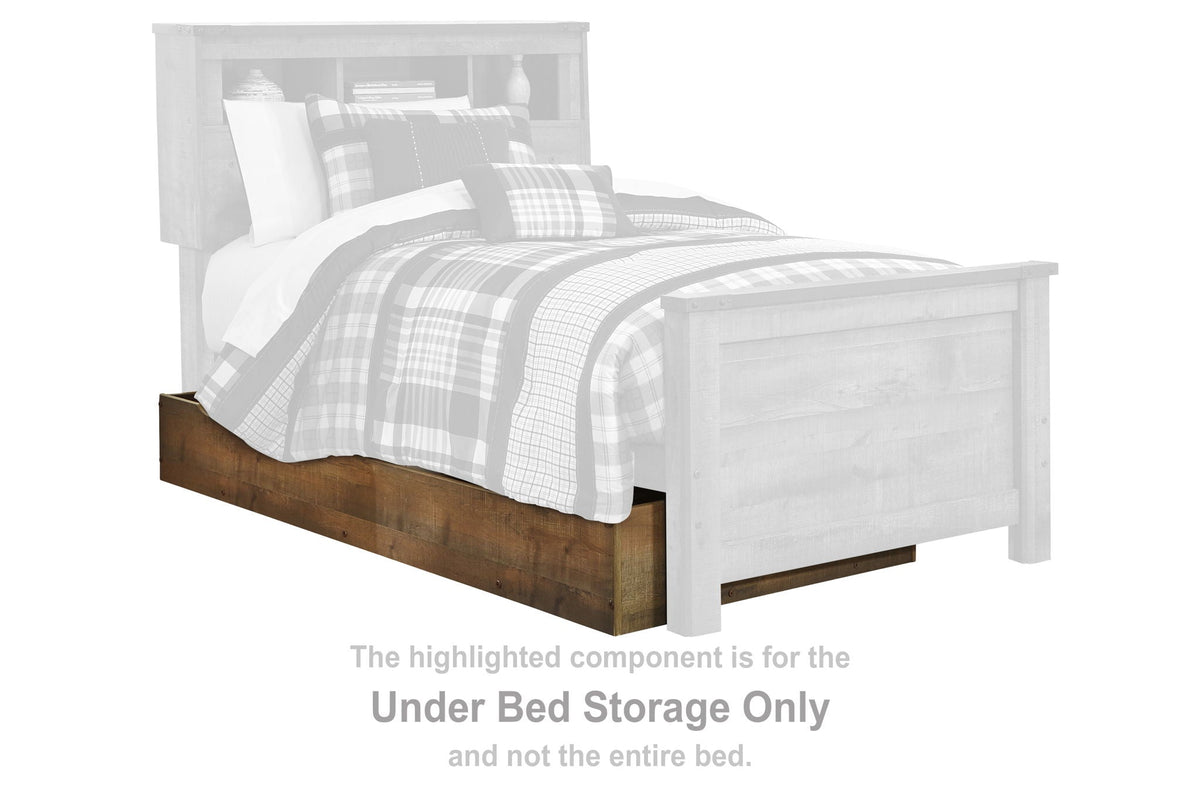 Trinell - Bookcase Storage Bed - view 4