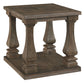 Johnelle - Rectangular End Table - Gray